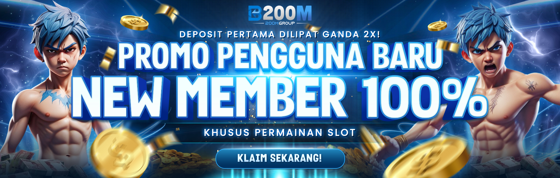 BONUS NEW MEMBER 100% (SLOT)