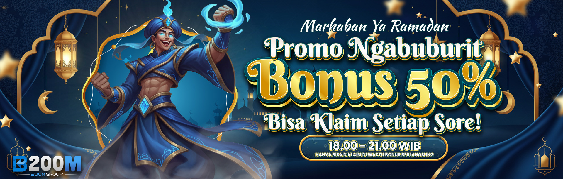 BONUS NGABUBURIT 50%