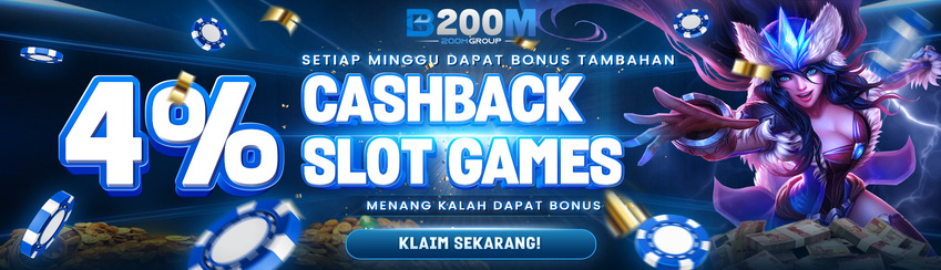 CASHBACK SLOT 4% (MINGGUAN)