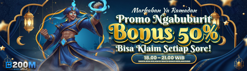 BONUS NGABUBURIT 50%