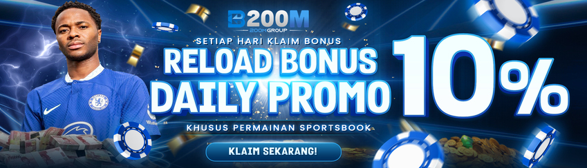 BONUS HARIAN 10% (SPORTBOOK)