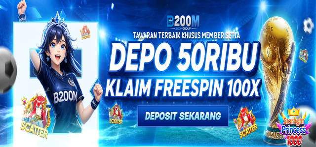 BONUS FREESPIN 100X B200M